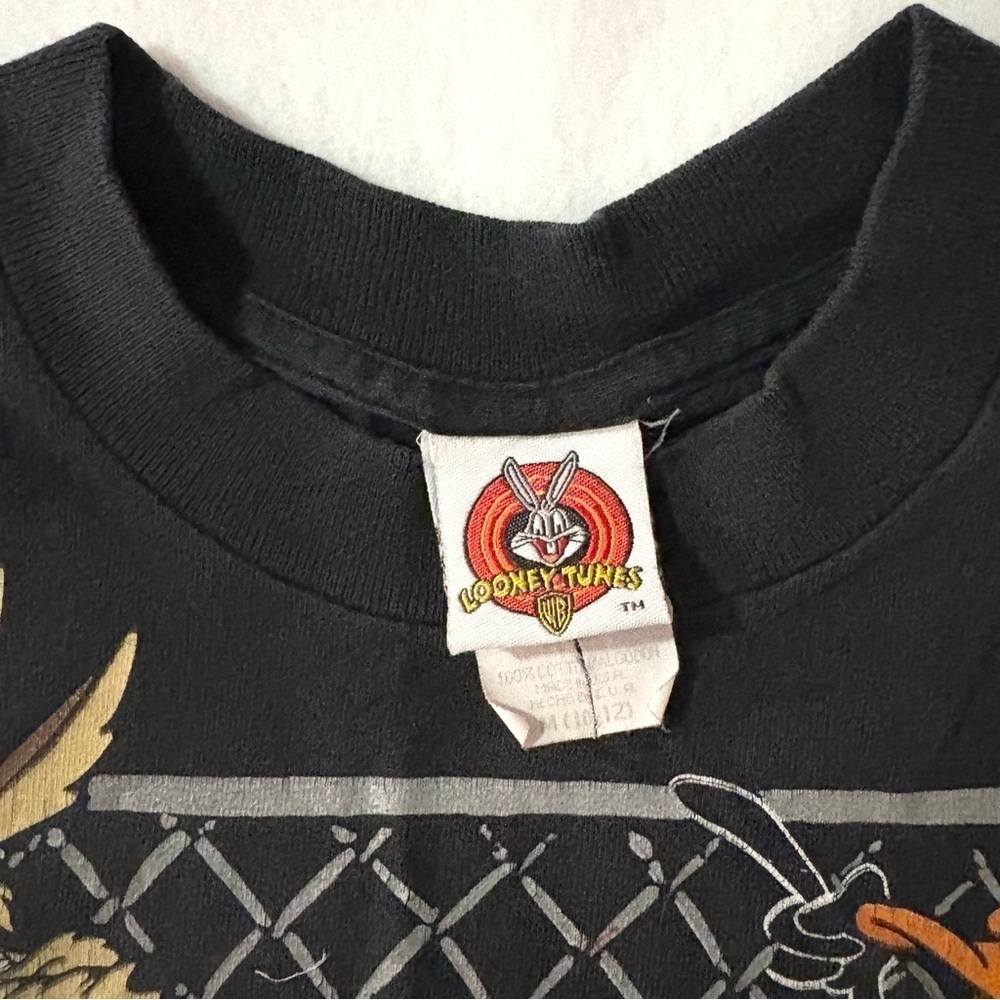 Vintage Kids 1998 Looney Tunes Taz Basketball T-Shirt Tee Size 5T - Picture 3 of 7